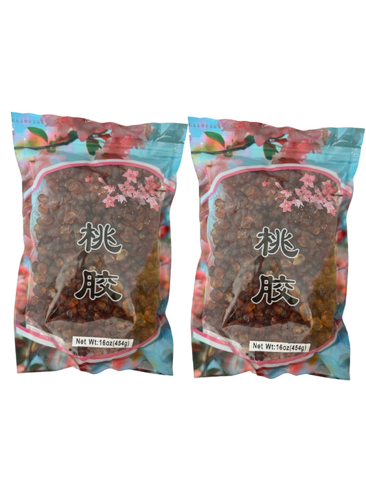 Premium Rounded Peach Gum - 桃胶 (Tao Jiao)