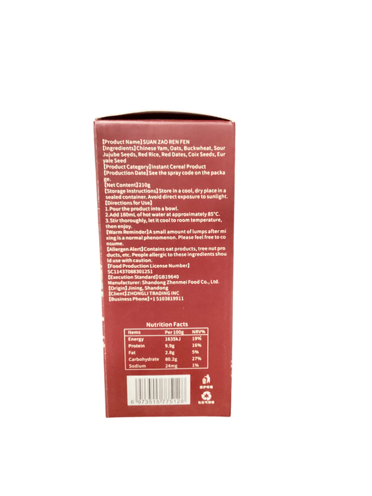 广果堂 酸枣仁粉 Suan Zao Ren Fen Grain Blended Powder 210g