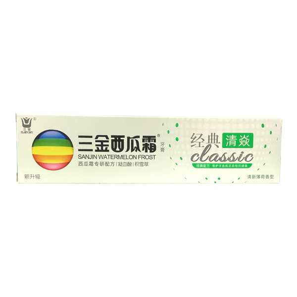 SANJIN Watermelon Frost Toothpaste 三金西瓜霜消炎牙膏