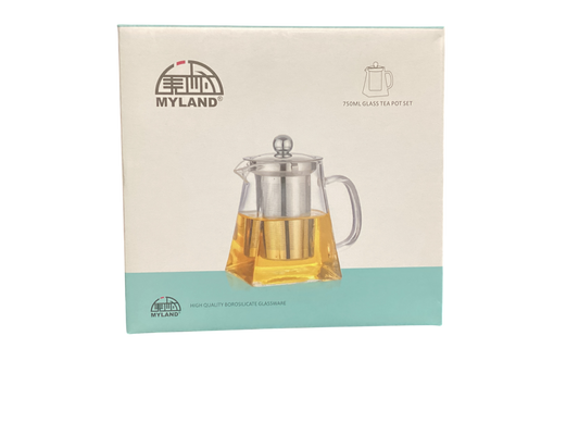 MYLAND Glass Teapot Set 高硼硅玻璃茶壶套装 750ML