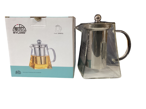 MYLAND Glass Teapot Set ้ซ็กผ็ก
็ป็่ถๅฃถๅฅ่ฃ
750ML