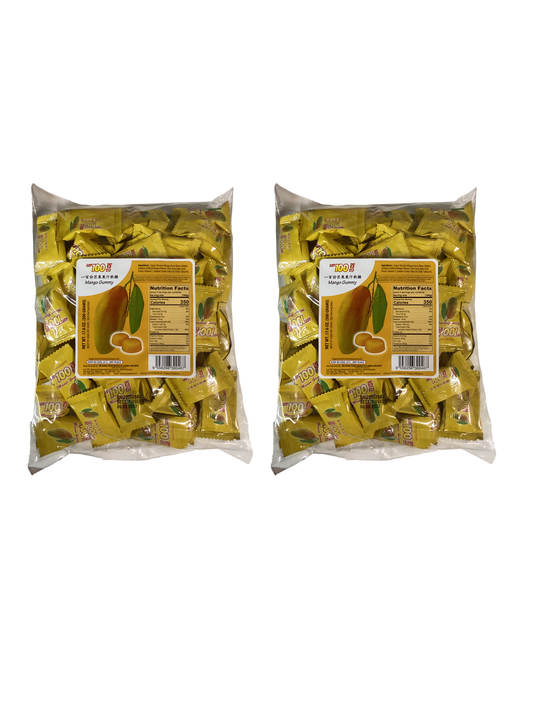 Cocoaland Lot 100 Mango Gummy Made in Malaysia 一百份芒果果汁软糖