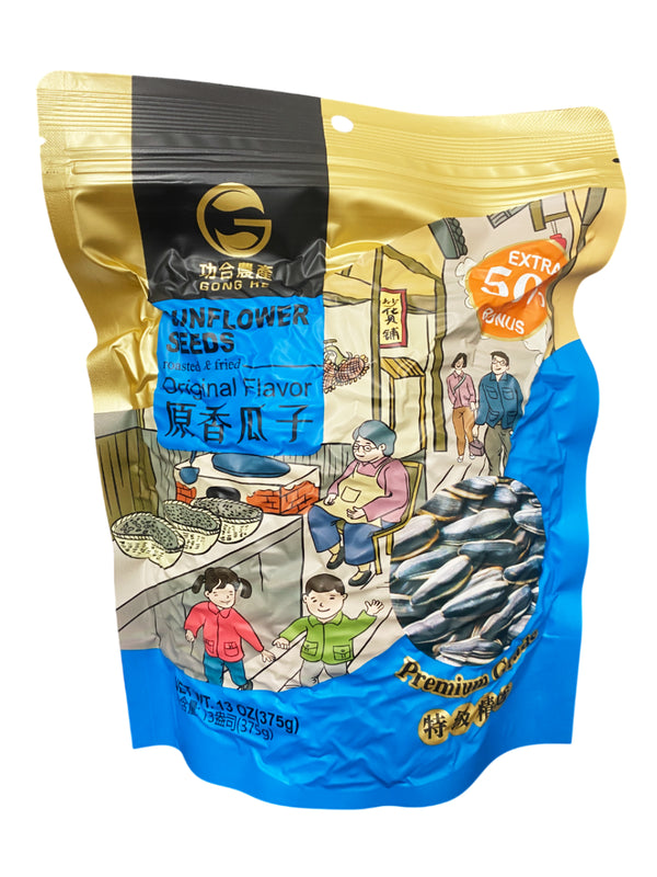 原香瓜子 功合农产 Gong He Original Flavor Sunflower Seeds