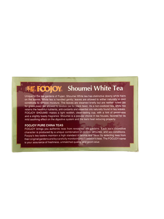 福宁寿眉白茶包 Shoumei White Tea 25 teabags