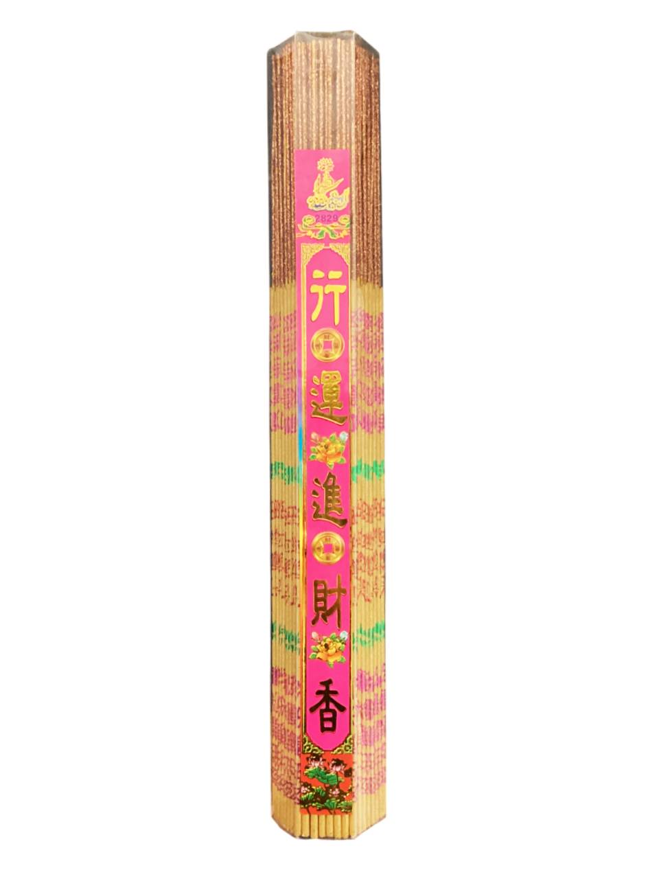 行運進財香 Good Fortune and Wealth Joss Incense 35cm 150pcs