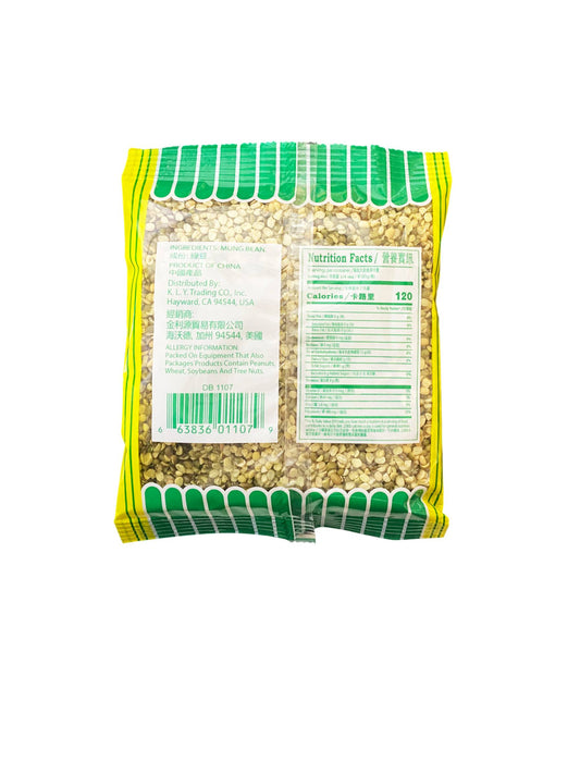 Dried Split Mung Bean 特级开边绿豆 双鲤牌 12oz