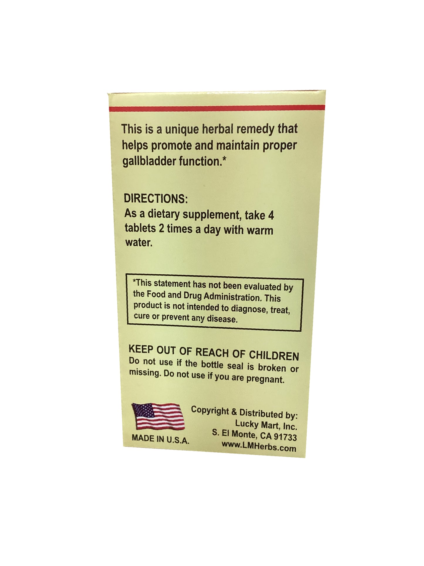 LW Gallbladder Support Formula 老威利胆片