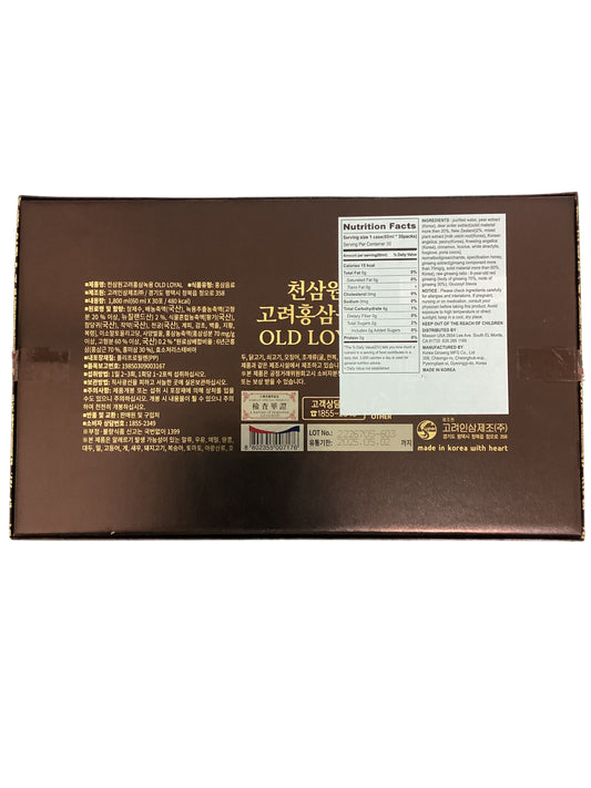 Old Loyal Korean Red Ginseng & Deer Antlers Old Loyal 天蔘元 高丽红参鹿角