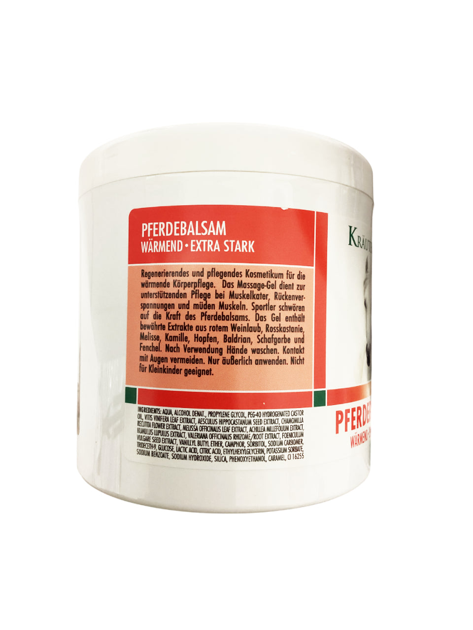 七叶庄园马栗按摩凝胶 Kräuterhof Pferdebalsam Warming Horse Cream 500 ml