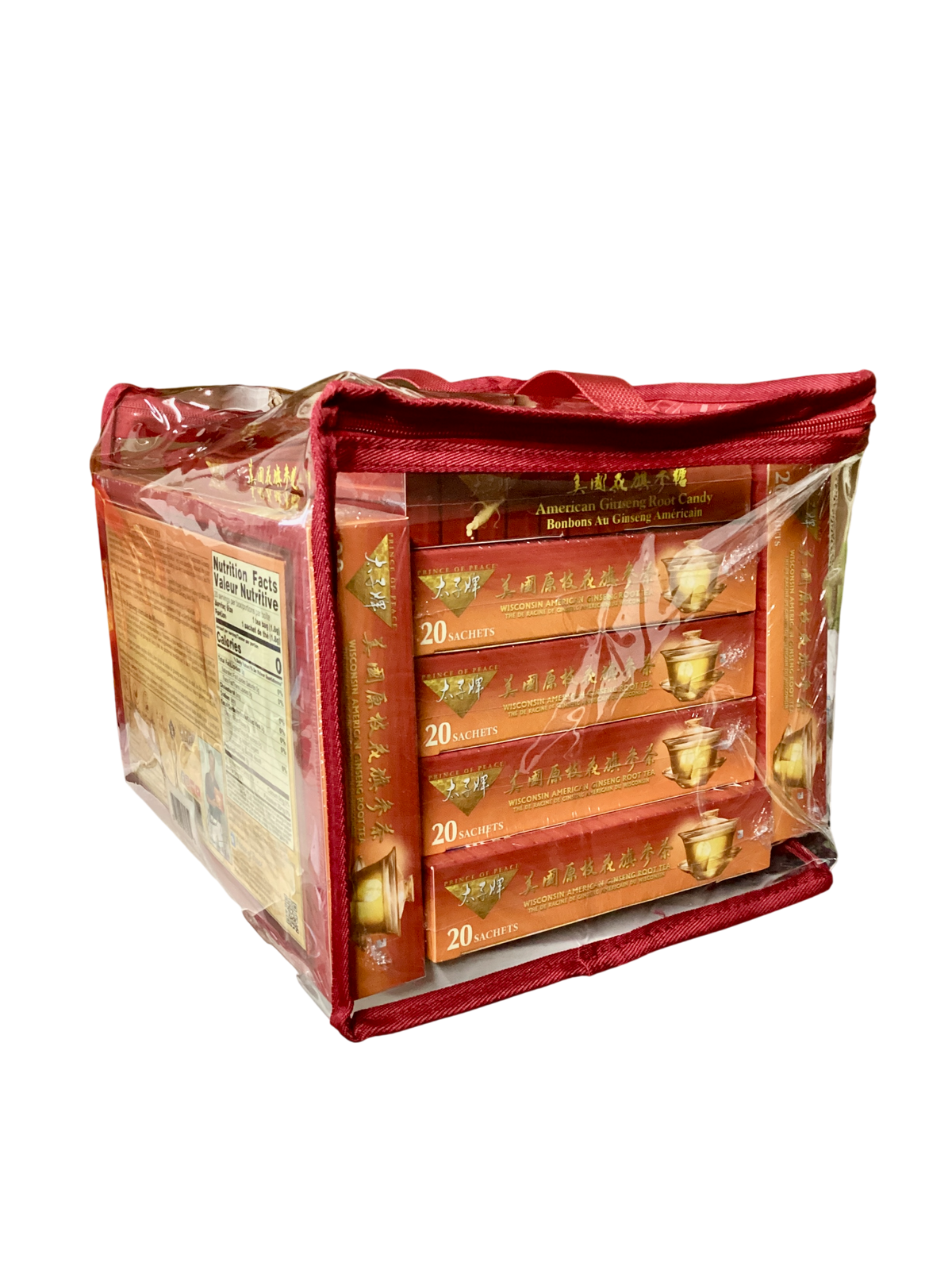 6+1 Prince of Peace Combo Pack 6 American Ginseng Root Tea 1 American Ginseng Root Candy. 6包花旗参茶1包花旗参糖