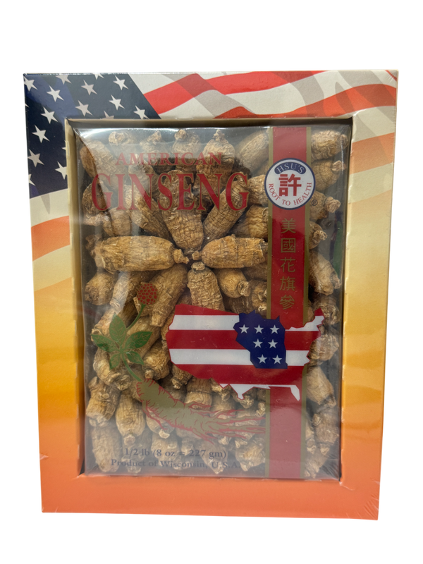 Hsu's American Ginseng 113-8 许氏美国花旗参 圆短中小 8oz
