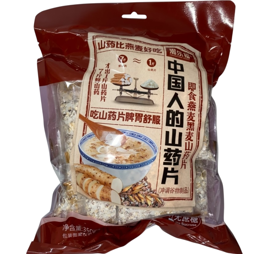 Instant Yam Oatmeal Rye Flakes 即食燕麦黑麦山药片 350g