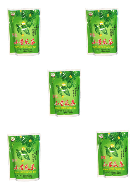 Natural Bitter Gourd Tea (2 grams x 20 teabags) - 汉宝牌 野生小苦瓜茶 (2克 x 20袋装)