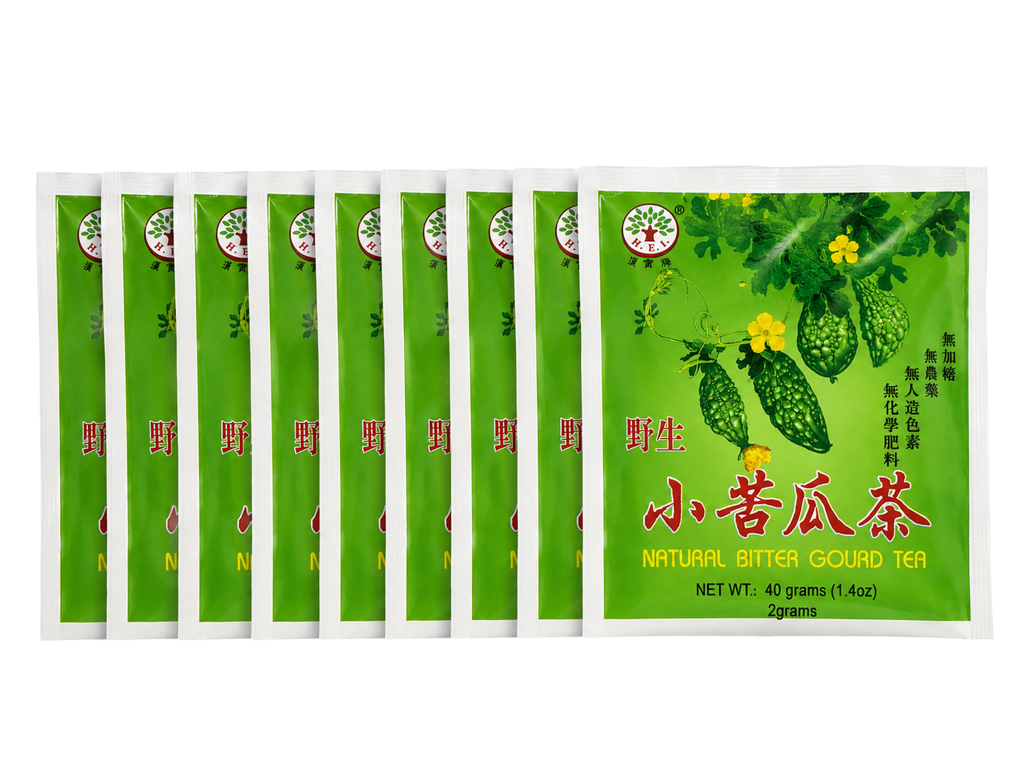 Natural Bitter Gourd Tea (2 grams x 20 teabags) - 汉宝牌 野生小苦瓜茶 (2克 x 20袋装)