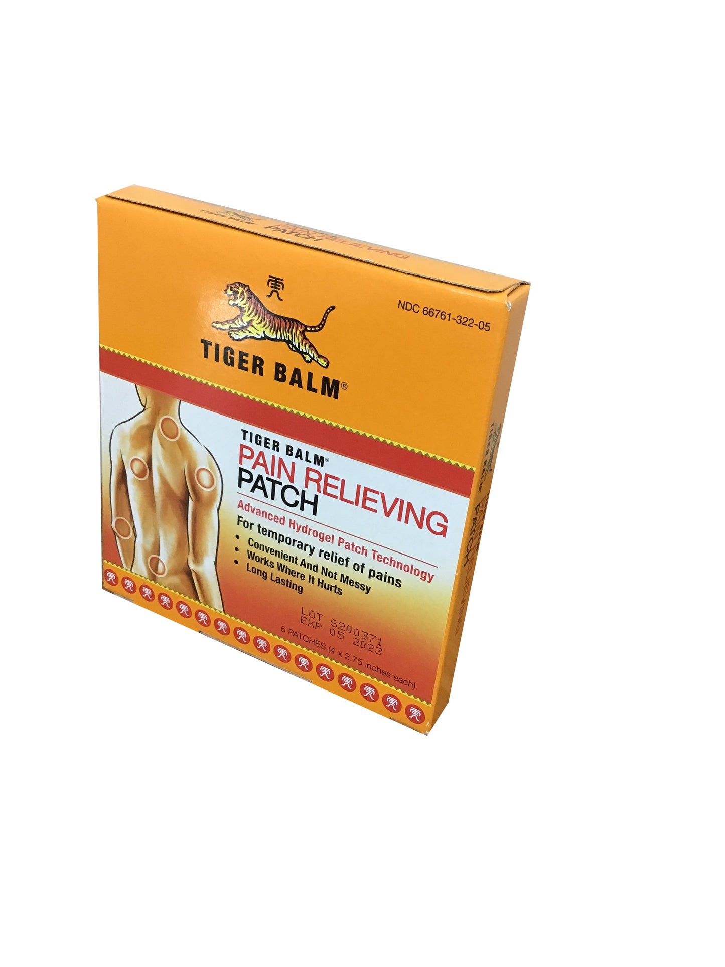 Tiger Balm Pain Relieving Hydrogel Patch 虎标止痛贴