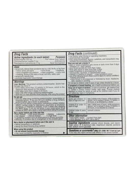 Coltalin (36 Tablets) 幸福傷風素