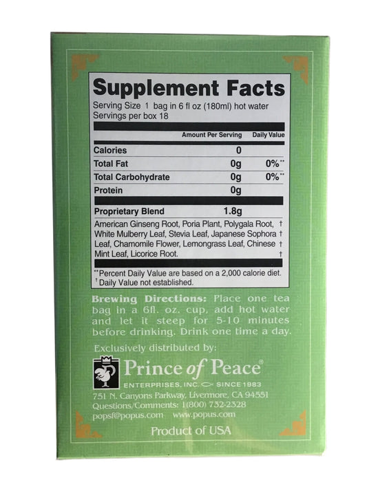 Prince of Peace 太子牌 Relax Tea 减压茶
