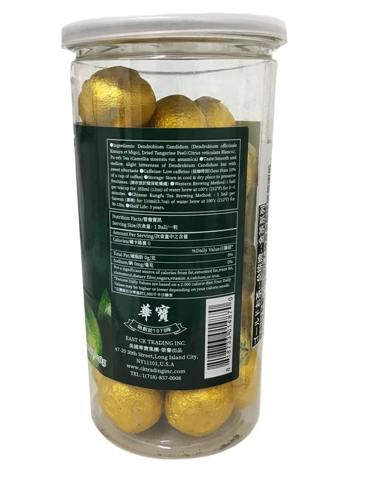 Dendrobium Candidum Tangerine Pue-erh Tea 石斛柑普茶