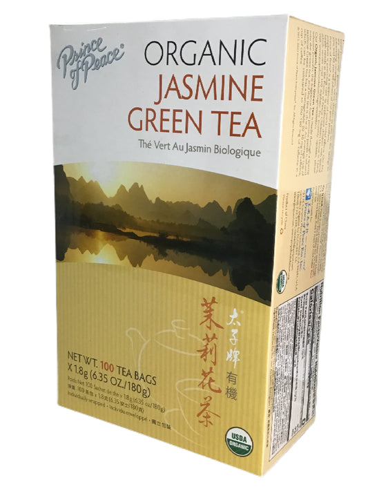 Prince Of Peace Organic Jasmine Green Tea Bags 太子牌 有机茉莉花茶