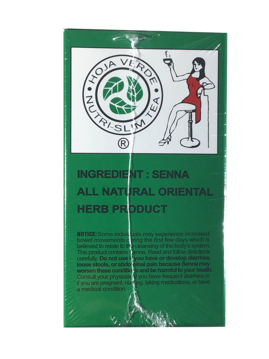 Hoja Verde Regular Strength Nutri-Slim Tea 30 teabags