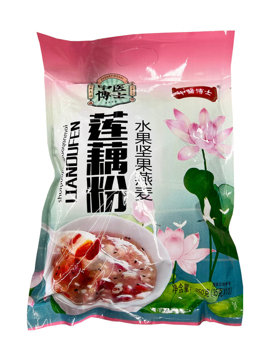 -Fruits, Nuts, and Oats Lotus Root Powder (Shuiguo Jianguo Yanmai Lianoufen) 连藕粉水果坚果燕麦