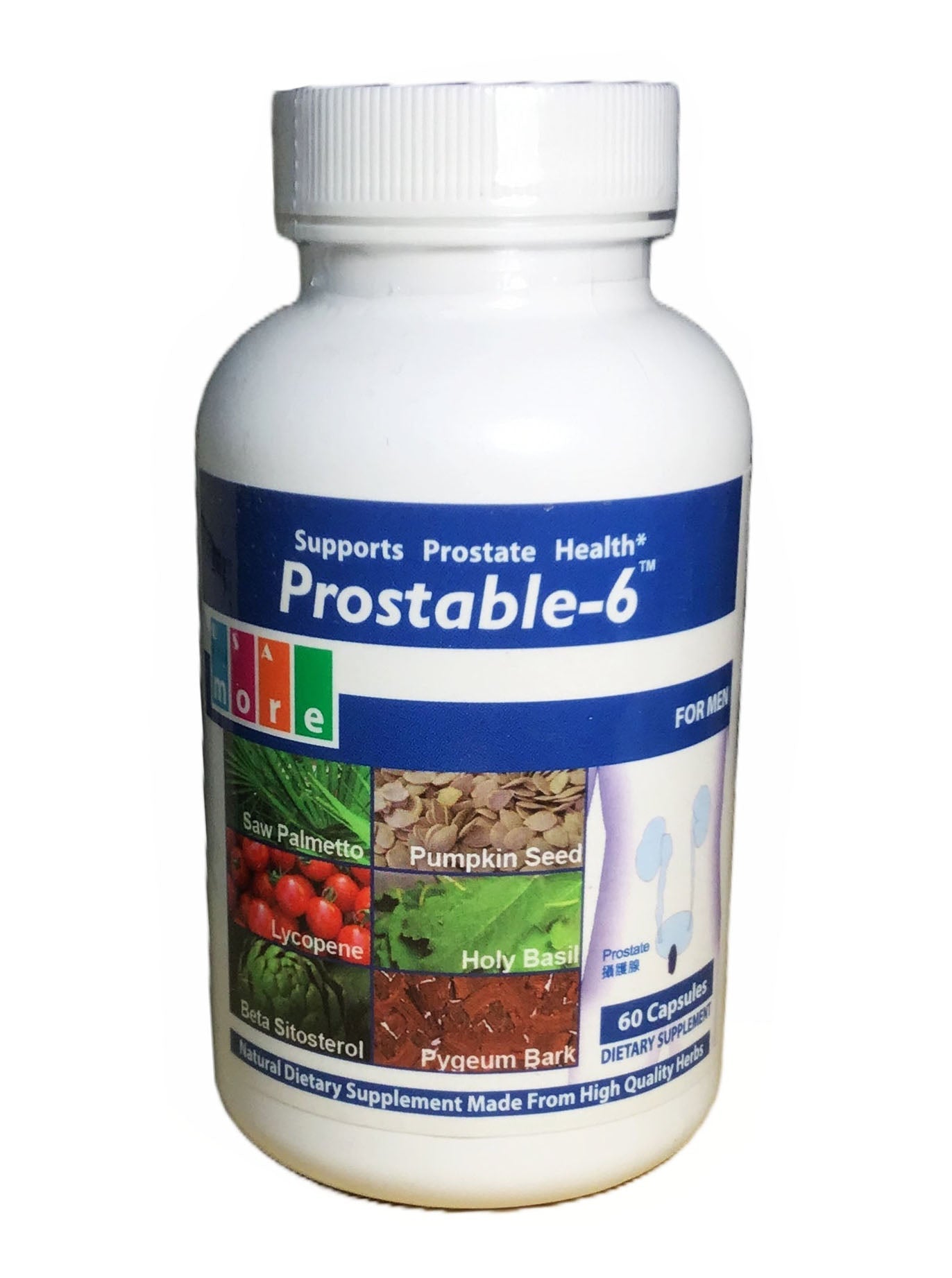 USA more Prostable 6 60 Capsules Supports Prostate Health For