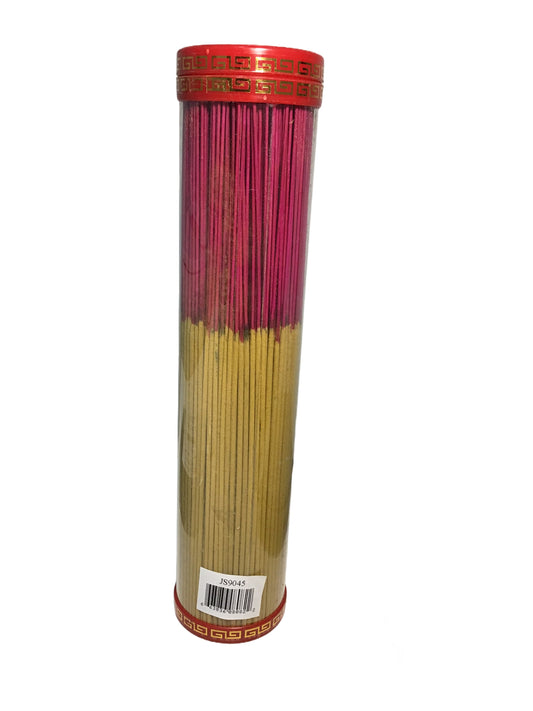 Long 25cm Incense Sticks for Wishes Fortune and Prosperity - About 400 Sticks 双鲤牌 发财鸿运香皇 微烟