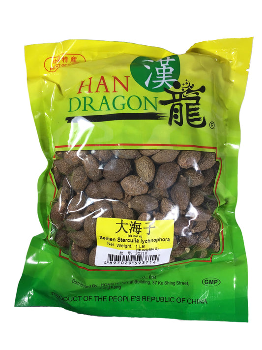 Sterculia Seed (Semen Sterculiae Lychnophorae) 大海子 (dà hǎi zi)