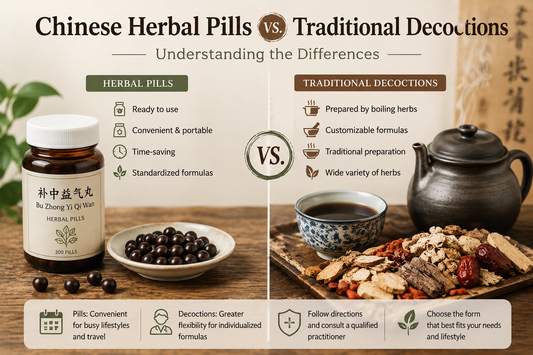 Chinese Herbal Pills vs. Traditional Decoctions: What’s the Difference?