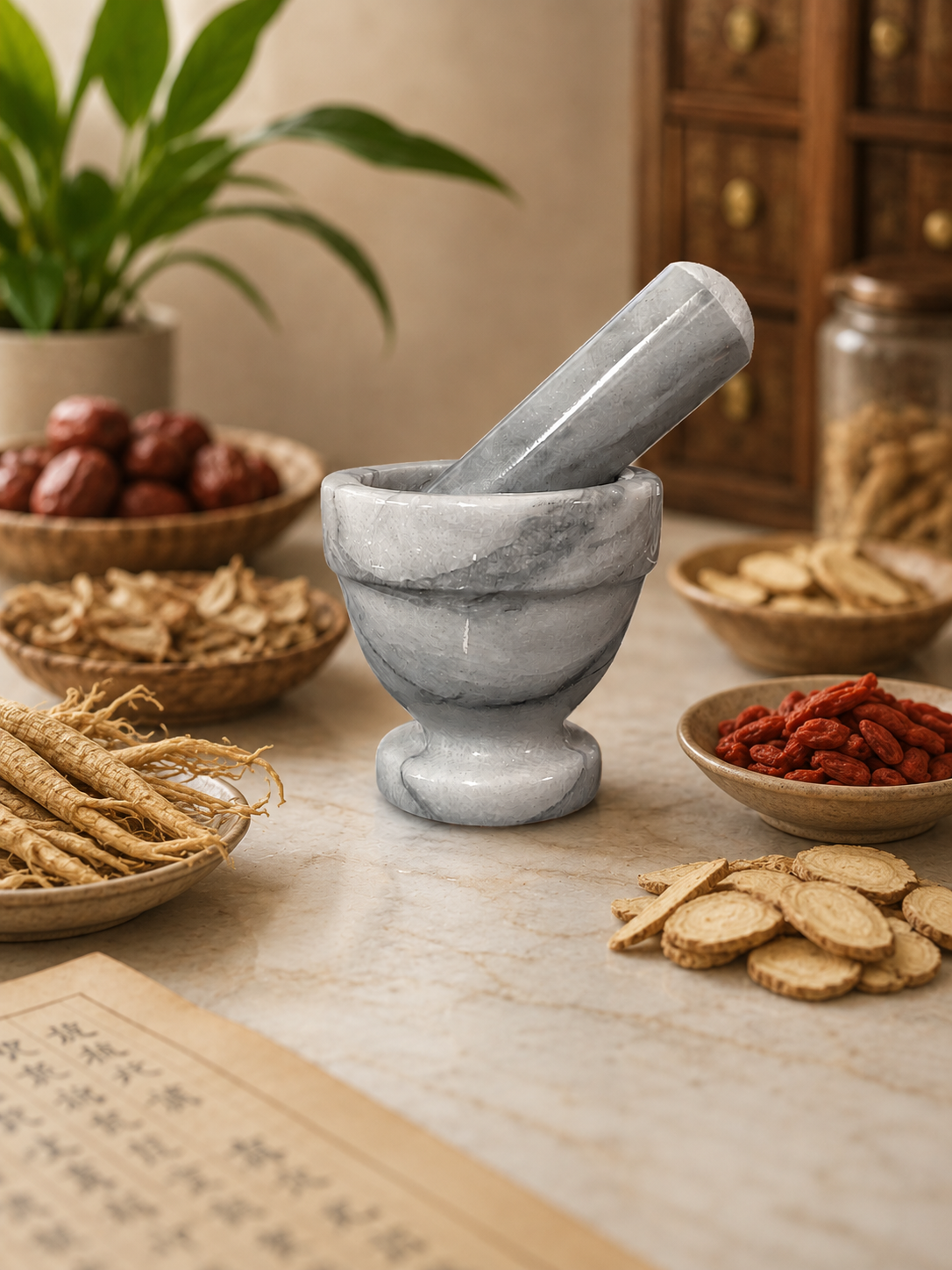 ES Marble Grinder 石椿石杓