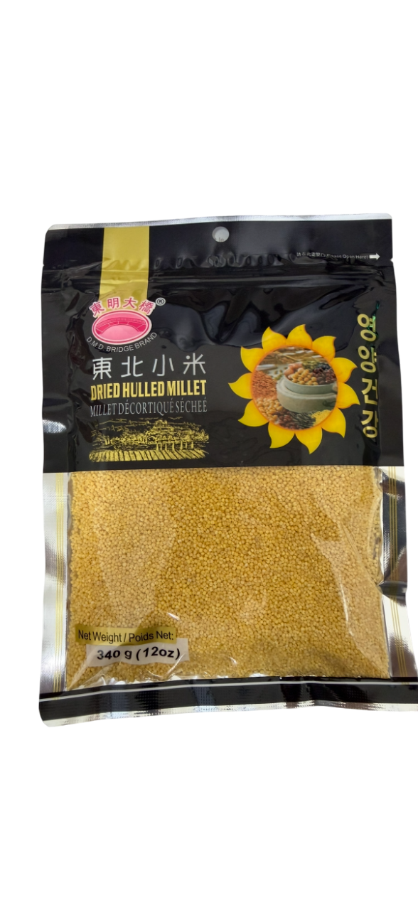 东北小米 Dried Hulled Millet 东明大桥 340g（12oz）