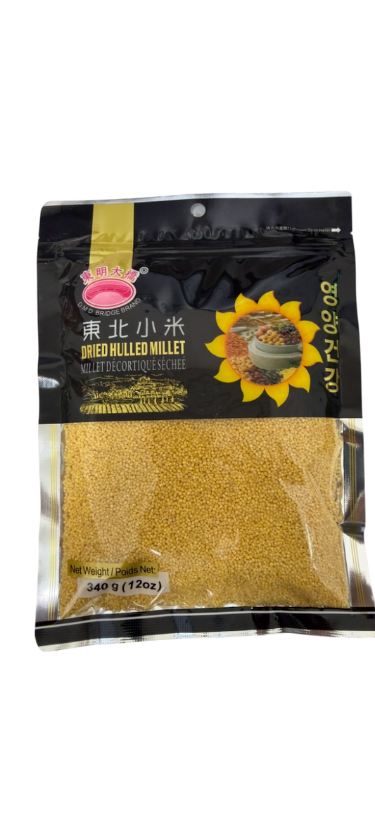 东北小米 Dried Hulled Millet 东明大桥 340g（12oz）