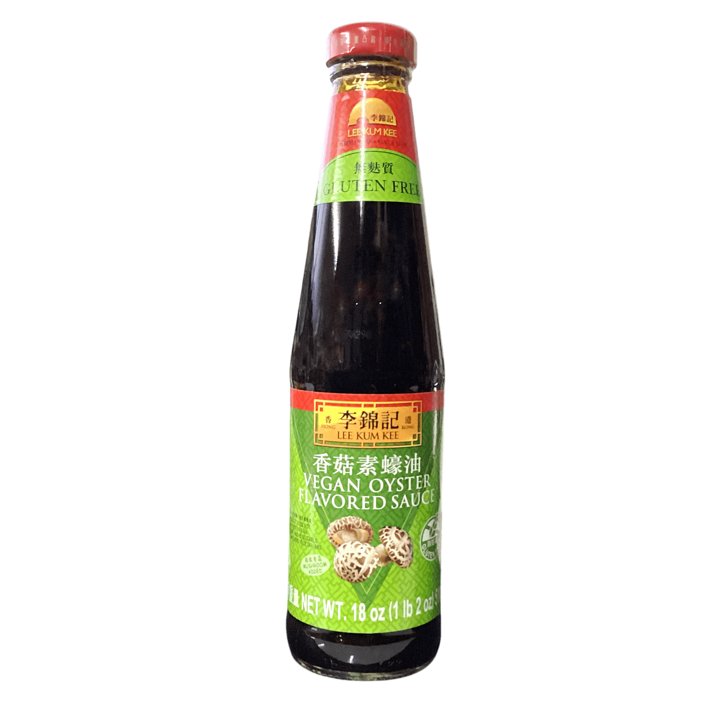Lee Kum Kee Gluten Free Vegan Oyster Flavored Sauce香港李锦记香菇素蚝油