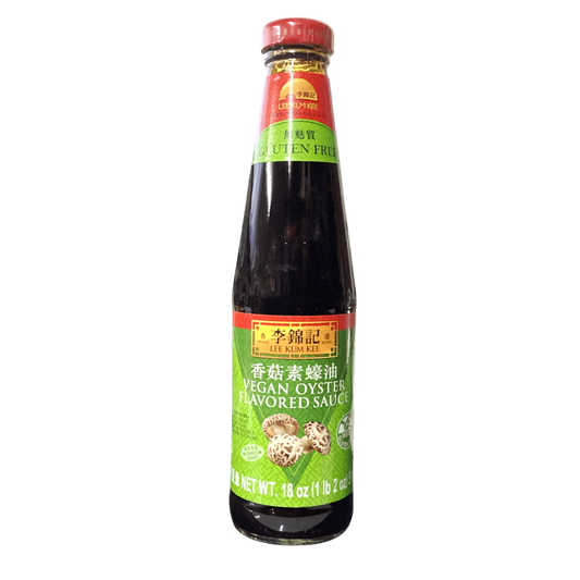 Lee Kum Kee Gluten Free Vegan Oyster Flavored Sauce香港李锦记香菇素蚝油
