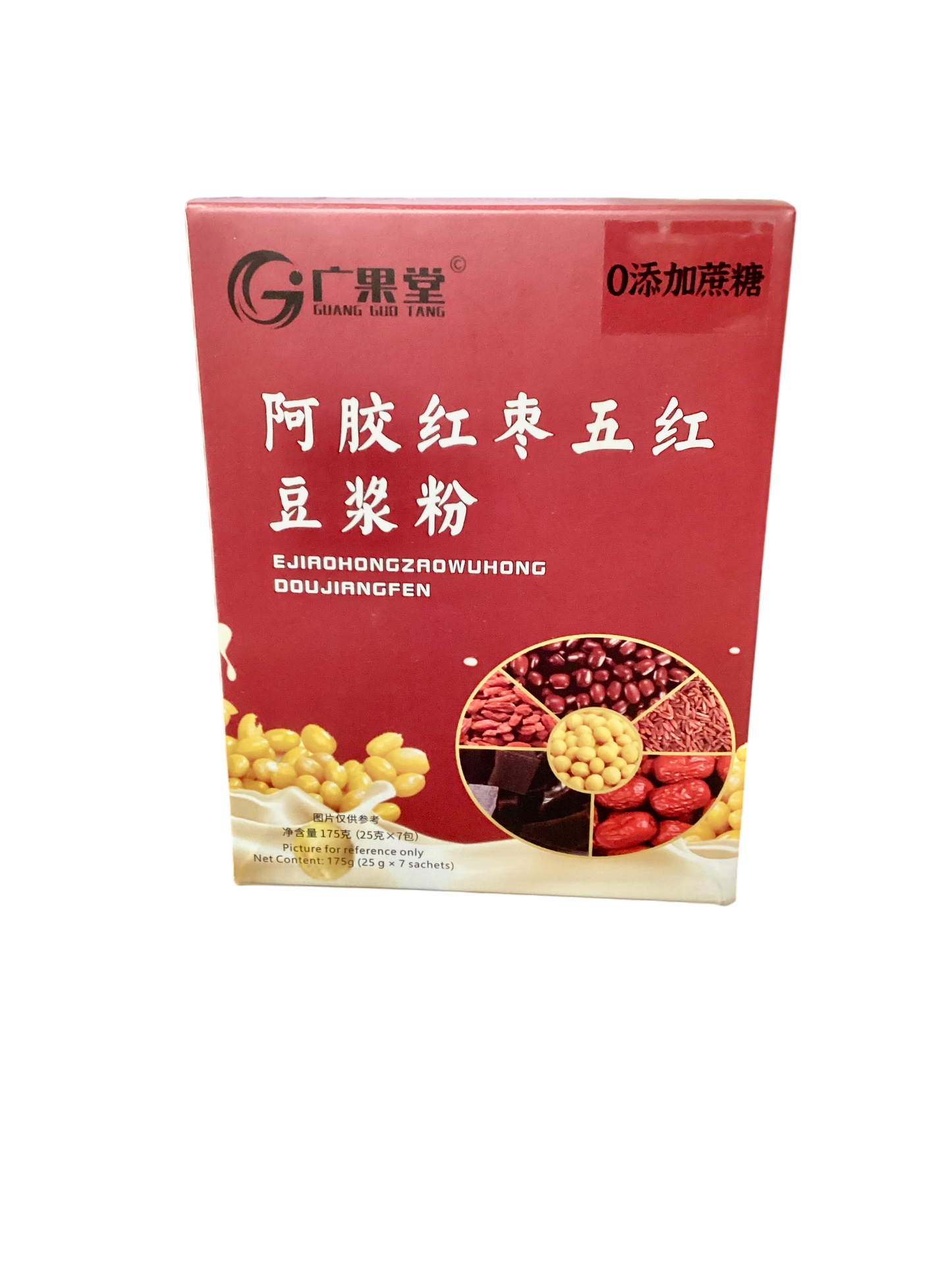 广草堂 阿胶红枣五红豆浆粉 175g
