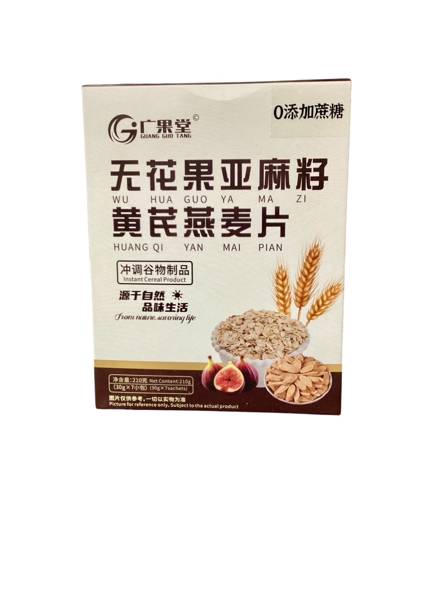 广果堂 无花果亚麻籽黄芪燕麦片 210g
