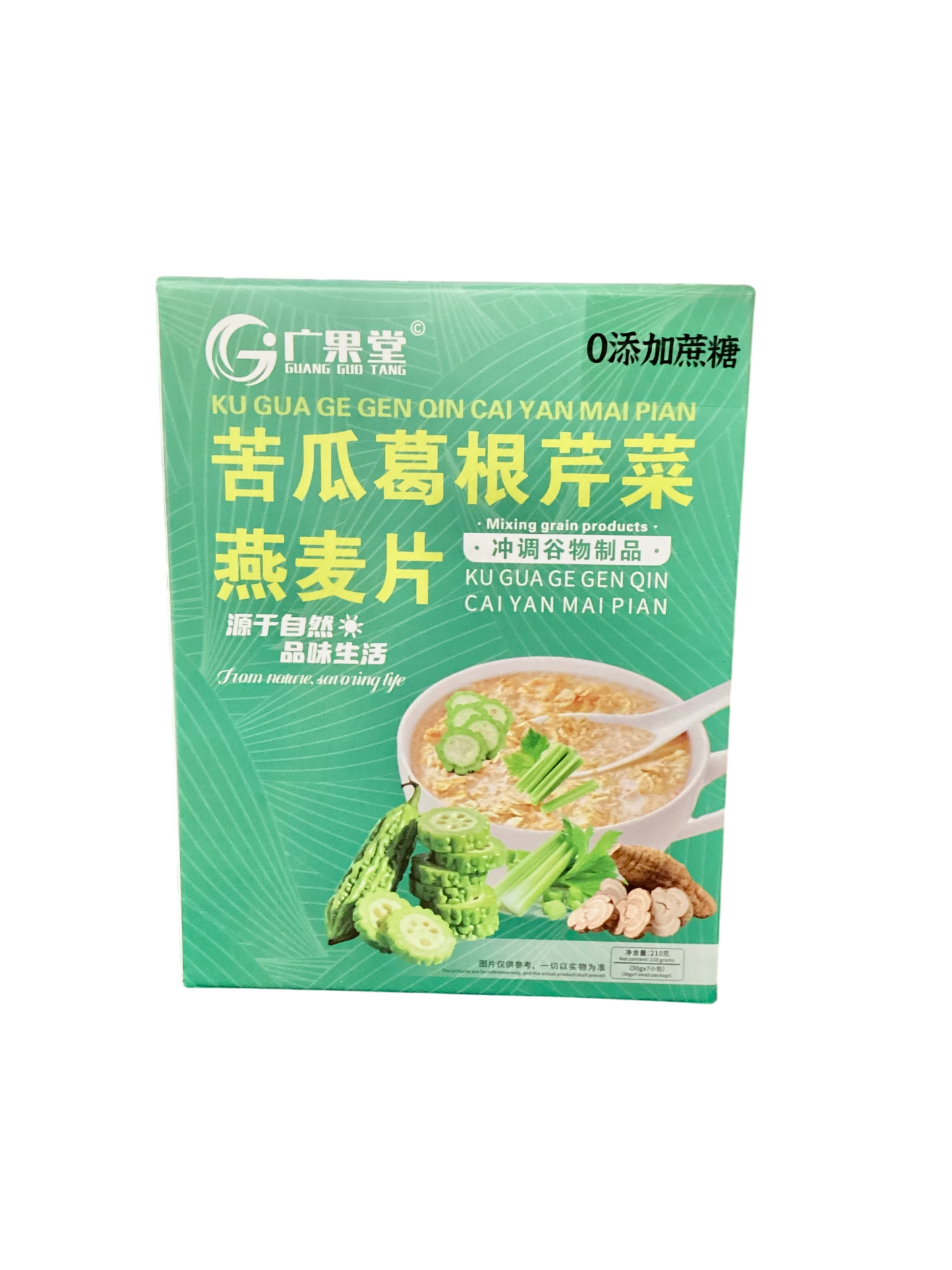 广草堂 苦瓜葛根芹菜燕麦片 210g