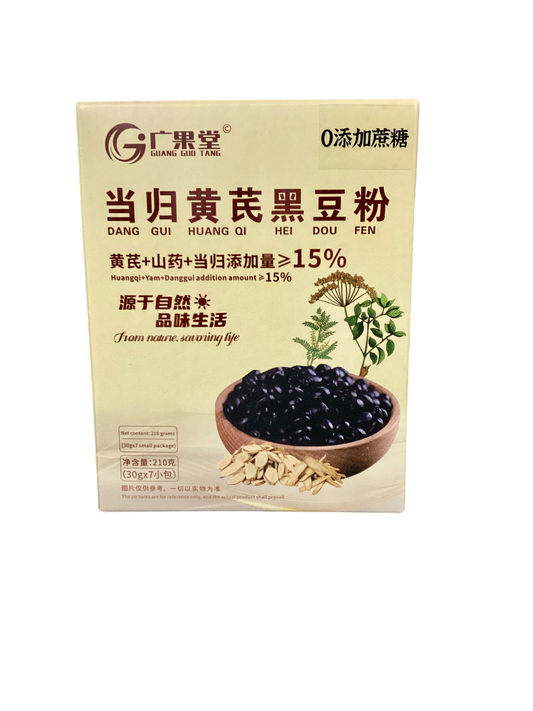 Guang Cao Tang Angelica, Astragalus & Black Bean Powder 广草堂 当归黄芪黑豆粉 210g