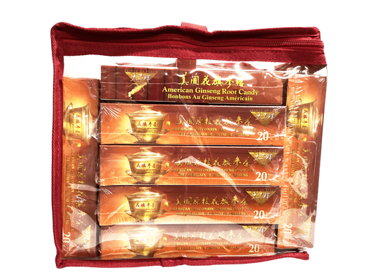 PRINCE OF PEACE American Wisconsin Ginseng Root Tea & Candy Gift set太子牌花旗参茶&参糖礼盒