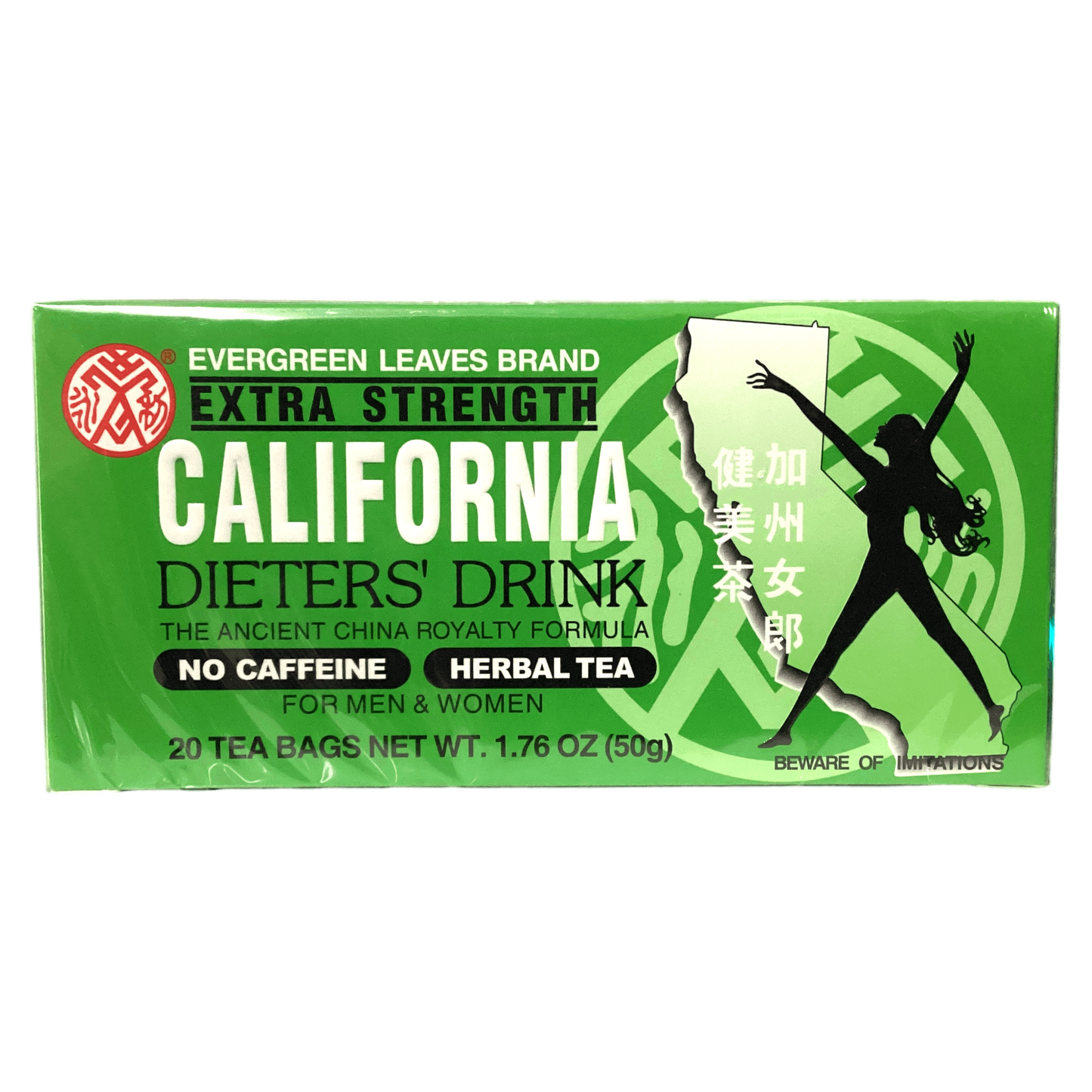 Evergreen Leaves California Dieter's Drink Extra Strength Tea 加州女郎健美茶