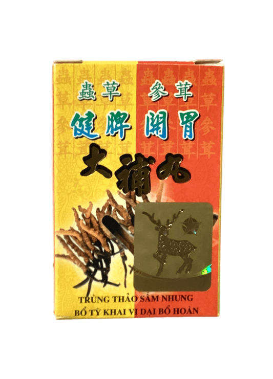 Trùng Thảo Sâm Nhung Herbal Supplement Pills虫草参茸健脾开胃大补丸