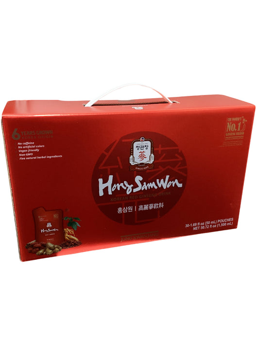 Hong Sam Won Korean Red Ginseng 30 Pouches 高丽参饮料 30袋装