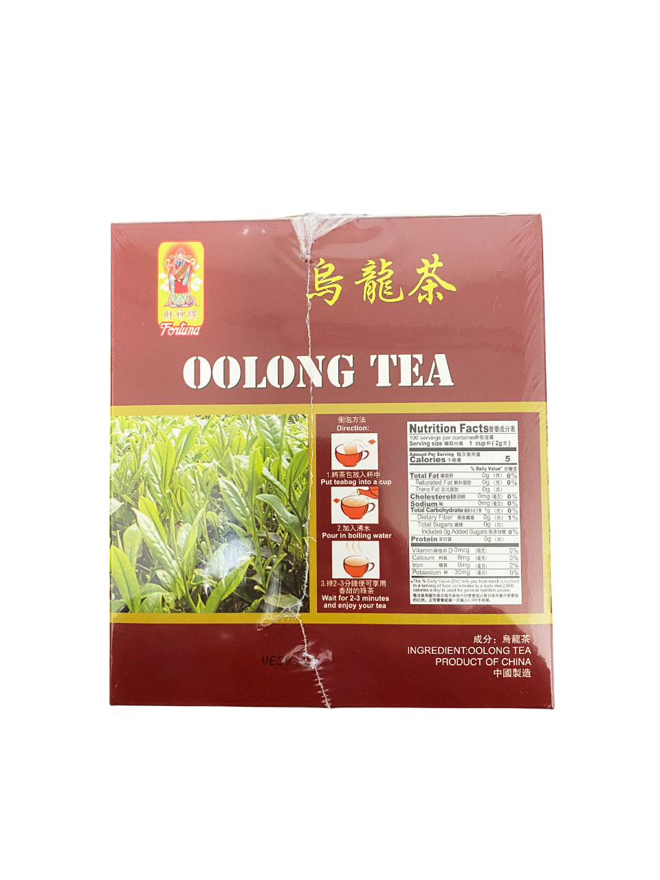 Fortuna Oolong Tea 烏龍茶 100 bags 200g
