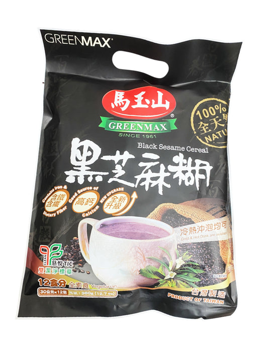 馬玉山黑芝麻糊 Greenmax Black Sesame Cereal 12 bags