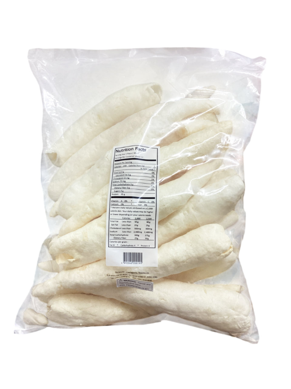 沙爆魚肚 筒装 Continental Trading Dried Conger Pike Maw (Roll) 1Lb