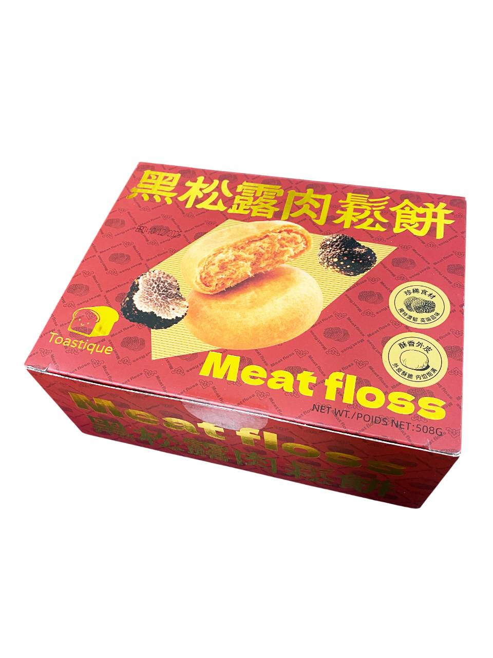 Toastique Meat floss Black Truffle Cake 黑松露肉鬆餅 508g