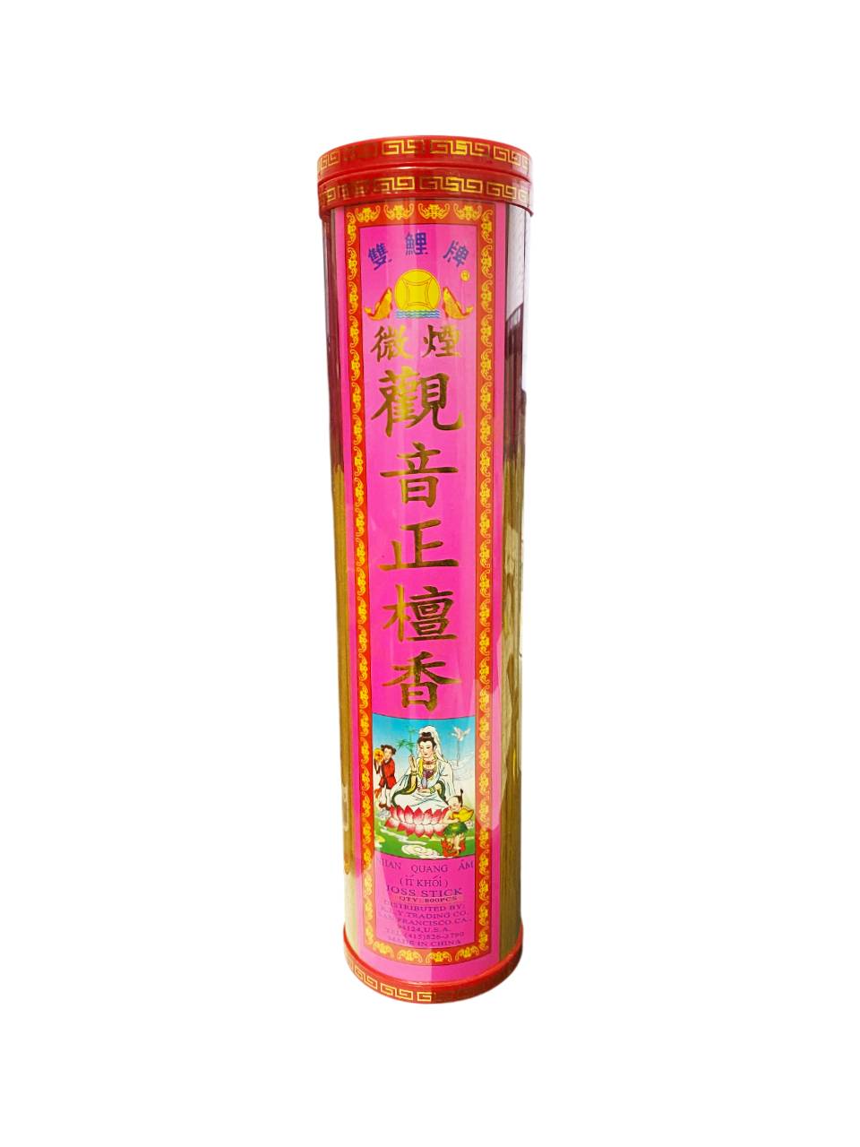 雙鯉牌 觀音正檀香 Guan Yin Joss Incense Sticks