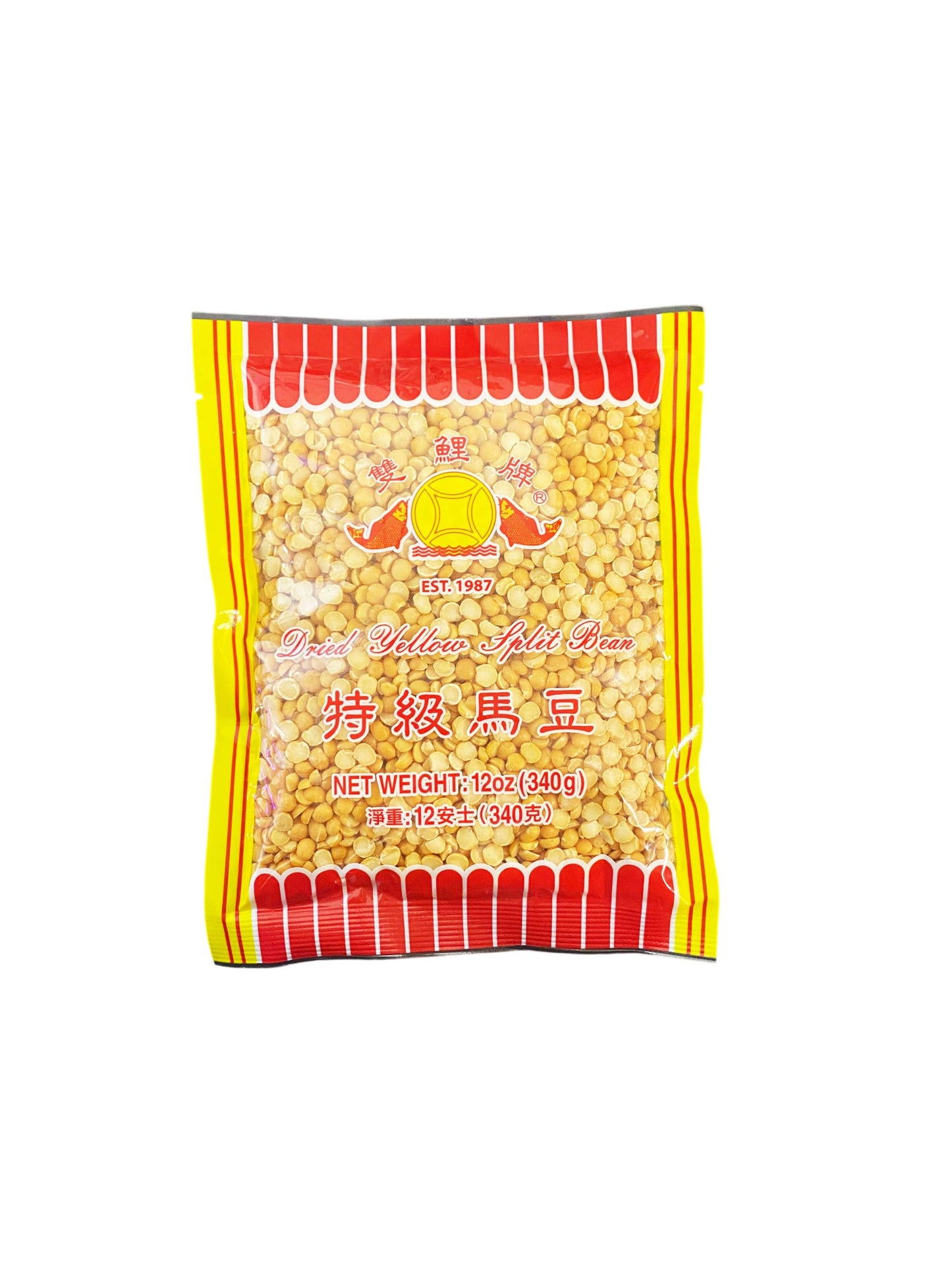 Dried Yellow Split Bean 特级马豆 双鲤牌 12oz