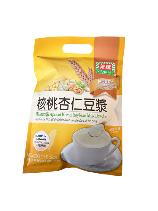 Xiang Hui Walnut & Apricot Kernel Soybean Milk Powder 核桃杏仁豆漿 28gx10包