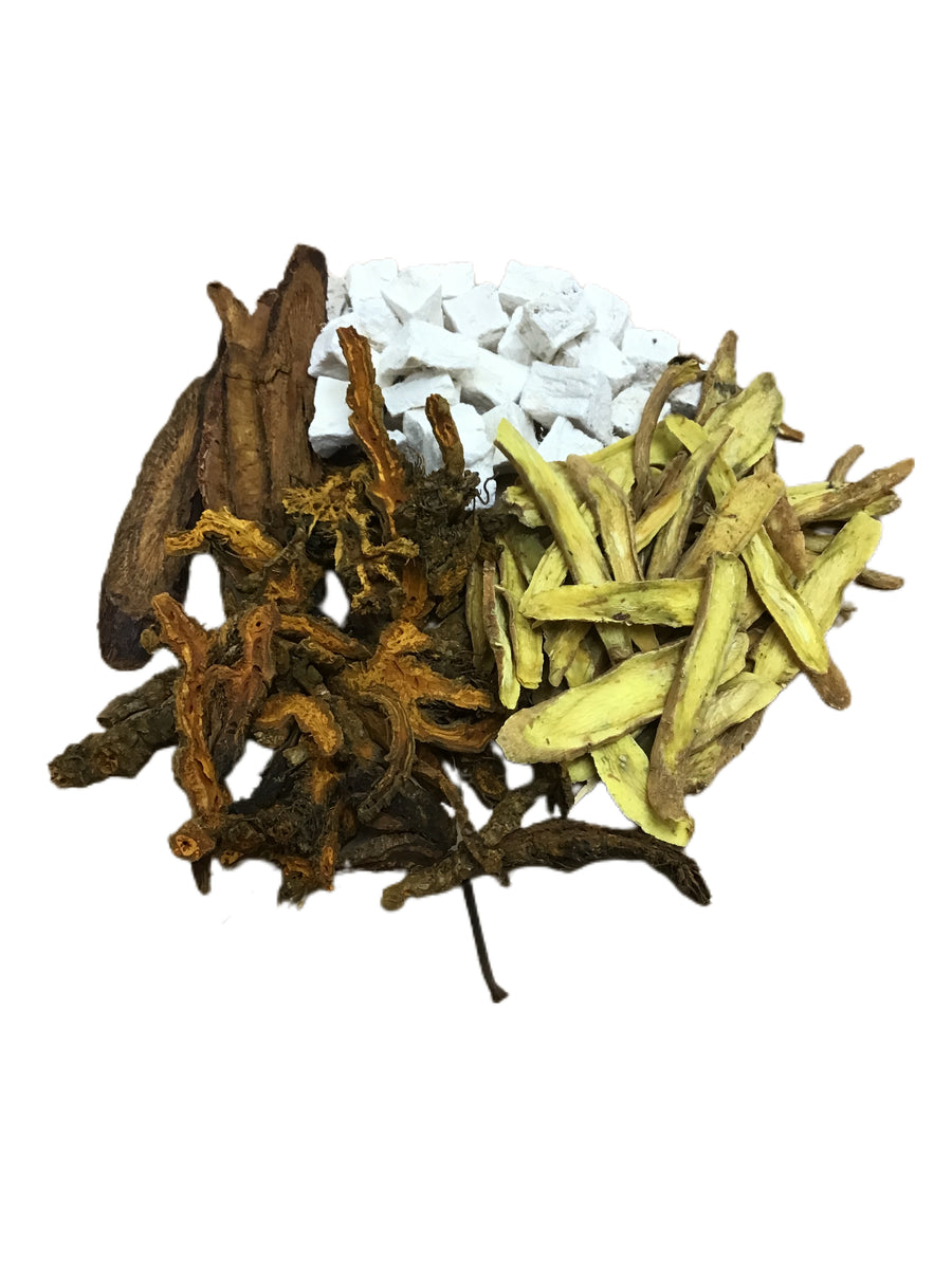Kudzu, Scutellaria and Coptis Decoction (Ge Gen Huang Qin Huang Lian Tang) - 葛根黄芩黄连汤 (Gé gēn huáng qín huáng lián tāng)